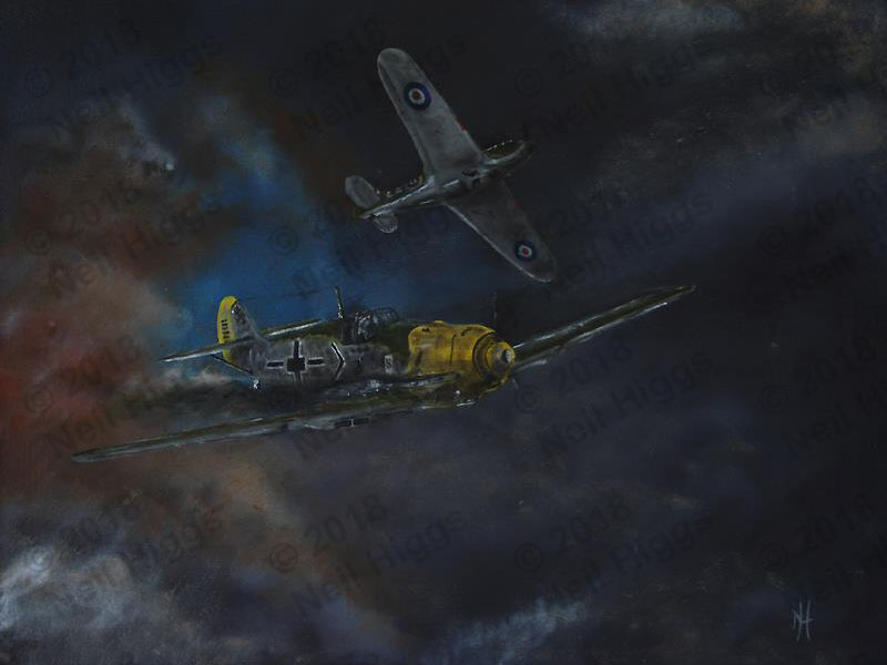 BF-109E vs Hawker Hurricane I