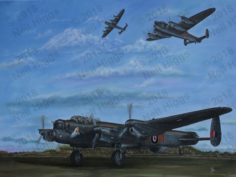 3 x Avro Lancasters (BBMF, Canadian and LAHC)