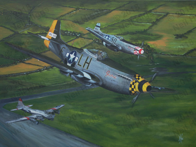 490th BG memorial project auction painting